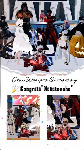 PSO2NGS: The New Master of Cres Gunblade Weapon!Congrats ‪@nakatonoha‬ #pso2 #ngs #pso2ngs #cres