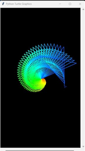 turtle 🐢 using python #turtle #python #code #programming