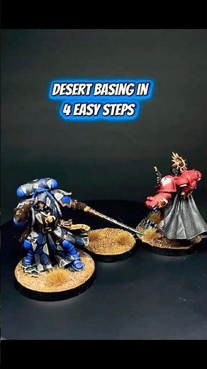 Desert Basing in 4 Easy Steps - Blood Angels Warhammer 40K