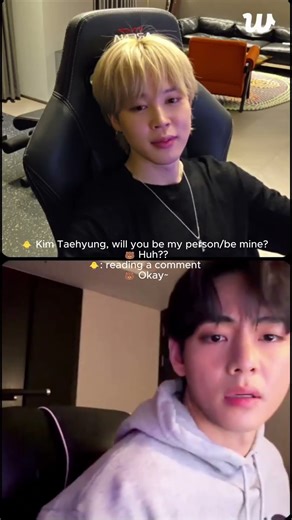 V really though Jimin is proposing in front of millions of armys #jimin #taehyung #bts #vmin #fypシ