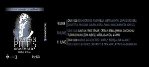 ”Flori pentru suflet - Remember Florian Pittiş” 2023, în weekend, în Parcul Titan. PROGRAM