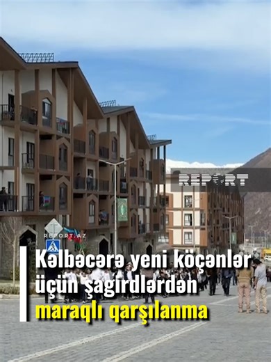 Kəlbəcərə yeni köçənlər üçün şagirdlərdən maraqlı qarşılanma GÖRÜNTÜLƏR #kəlbəcər #köç #kəşfet #viraltiktok