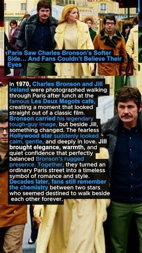 Paris Saw Charles Bronson’s Softer Side… And Fans Couldn’t Believe Their Eyes ❤️🎬 #shorts