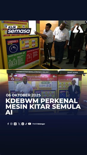 KDEB Waste Management (KDEBWM) memperkenalkan Reverse Vending Machine...