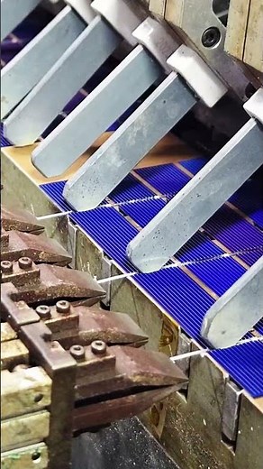 How Solar Panels Are Made | Solar Cell Stringing in Action!