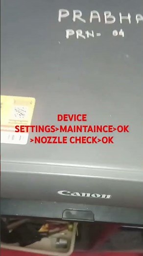 How To Print Nozzle Check Canon G 2020 Printer
