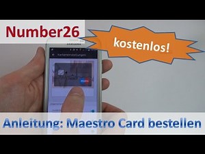 Number26 Maestro Card bestellen ► Video-Anleitung ✔