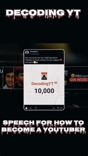 🤔how to become a youtuber! #viral #shorts