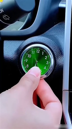 ⏰🚗I love this mini clock! It adds a touch of vintage charm to my car, and the luminous feature makes it easy to check the time during night drives.😍 | Sculpturei.shop
