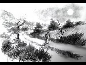 ASTUCES RAPIDE ET FACILE POUR DESSINER UN PAYSAGE