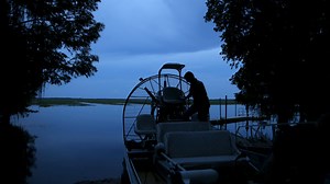 Night crawl: Intrepid alligator hunters never say never