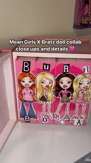 ✰ eddy’s online ✰ on Instagram: "Means Girls x Bratz doll collab close up and detail shots! One of my all time favorite comfort movies and one of the most exciting launches I’ve seen in the doll collecting community in SO LONG!! I was so happy when I received this gift from @bratz & @meangirls!! Thank you so much!! Also which doll should inspire my next sewing project?! #bratz #bratzdoll #bratzdolls #bratzcollector #bratzcollection #meangirls #meangirlsedit"