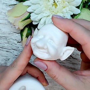Fantasy Dwarf Face Mold, Silicone Face Molds, Fairy Gnome Face Mold, Detailed Elf Character Mold for Clay, Resin, Wax, Soap No.243 - Etsy
