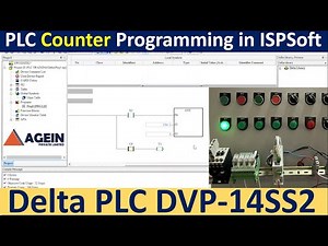 PLC Counter Programming for Beginners | Delta DVP-14SS2 PLC - ISPSoft Programming Software