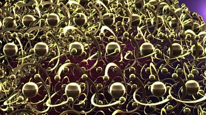 Chandelier, Lighting Fixture, Chain Mail. Free Stock Video