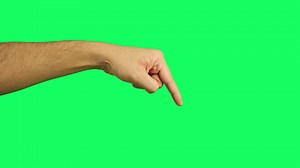 Download Hand, green screen, green screen of hand for free