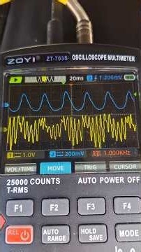 Intake and Exhaust Pressure Pulses: ZOYI ZT-703S Scope, ROTKEE PDS & DIY Sensors.