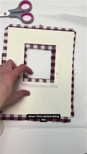DIY Patterned Photo Mat: 1. Cut fabric so that its a little bigger tha #Shorts #fashion #dailyvlog