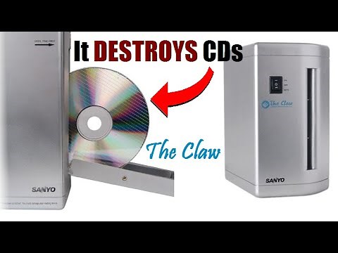"The Claw" - Sanyo's CD/DVD Media Destroyer