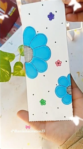 easy book mark | using highlighter| #trending #bookmarks #art #youtubeshorts #shortfeed #like