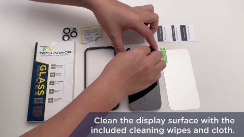 Amazon.com: Tech Armor for Apple iPhone 16 Pro Screen Protector Glass 6.3 inch - Ballistic Tempered, Case Friendly, Easy Install, Sensor Protection, HD, 9H Hardness, 3 Pack + Bonus Camera Lens Protector : Cell Phones & Accessories