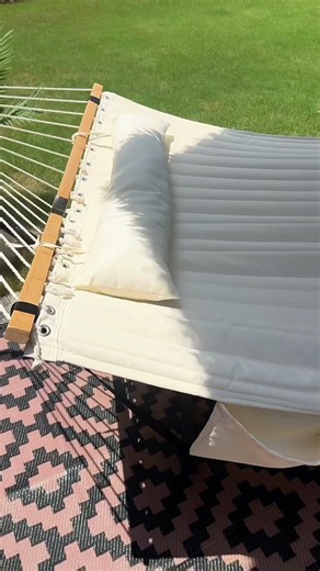 #OutdoorLiving #BackyardGoals #HammockLife #OutdoorDecor #BackyardInspiration