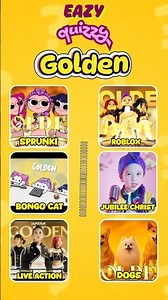 GOLDEN – HUNTR/X Through Different Versions | K-Pop Demon Hunters 🔥 #kpop #quiz #kpopdemonhunters