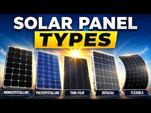 Every Solar Panel Type Explained: Mono, PERC, TOPCon, HJT, IBC & More