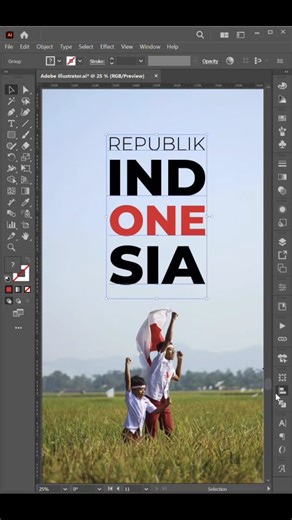 Rezera | Creative Designer on Instagram: "One click Textbox Script - Adobe Illustrator ✨💯 #adobeillustrator #desainergrafis #fypindonesia #tips #tutorial"