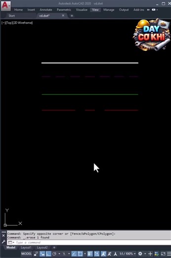 Chế độ truy bắt điểm trong AUTOCAD #xuhuongtiktok #xh #hocautocad #lenxuhuong #autocad2d