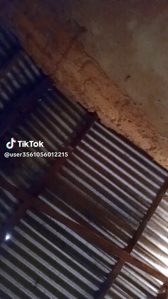 Close-up of Textured Corrugated Metal Roof