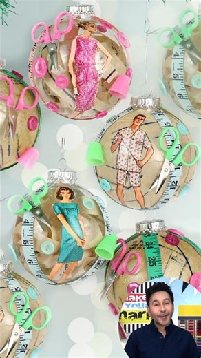 Vintage Sewing Ornaments - For Your Crafty Friends!