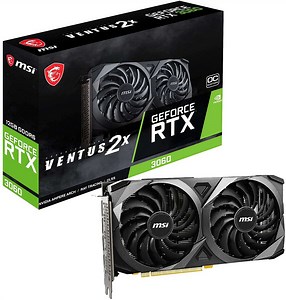 MSI RTX 3060 Ventus 2X 12G OC Graphics Card | Bermor Techzone BTZ