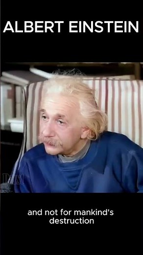 Albert Einstein Says "I Agree" in Color! (Restored Historical Footage)