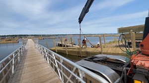 Crews at Adelaide Pointe in Muskegon have made good progress on the $250 million waterfront project. How it's going, when it's expected to open: https://www.woodtv.com/news/muskegon-county/snackle-boxes-man-caves-sneak-peak-at-muskegons-adelaide-pointe/ | WOOD TV8