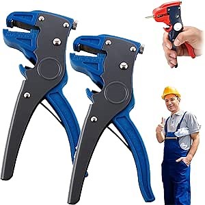 Quickstriper Wire Striper,Quick Strip,Vista Wire Stripper,Quickstrip Wire Stripper,Quick Strip Wire Stripper,Self Adjusting Wire Stripper,2 In 1 Cable Stripper Tool for Cable Wire Repair (2*A)
