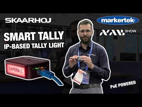 Skaarhoj's Smart Tally | PoE Powered Lights with TSL, HTTP & ATEM Integration | NAB 2026