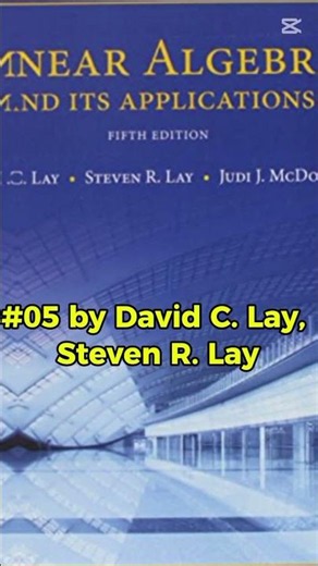 Top 10 Linear Algebra Books Every Geek Needs 📚 #shorts #top10 #facts #top
