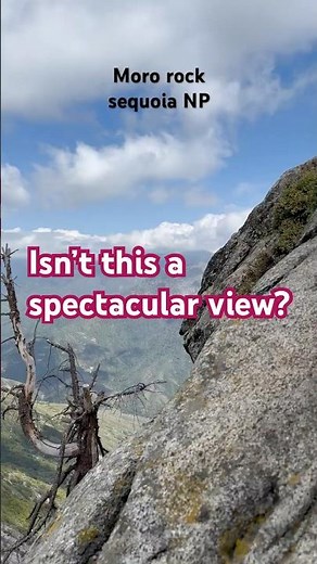 🌟Stunning! 350- step climb up a rock - Moro Rock Trail in Sequoia National Park. 🌴🏞️⛰️