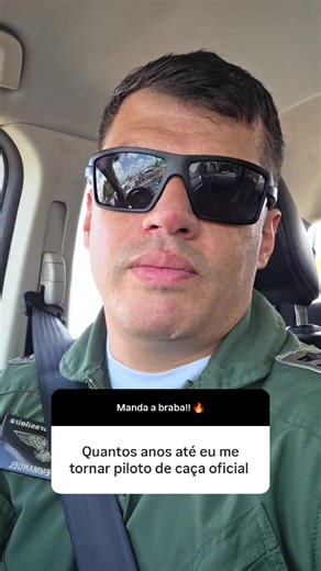 Jornada para ser piloto de caça FAB