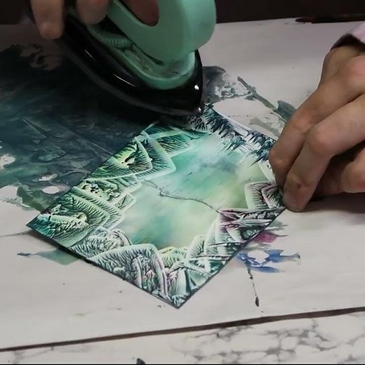 Encaustic Art - Painting an Enchanted Forest