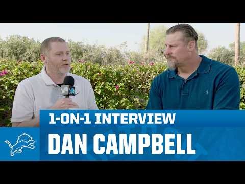 Dan Campbell 1-on-1 interview at NFL League Meetings | Detroit Lions