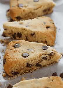 Keto Scones | Moist, Tender, & Loaded With Chocolate Chips