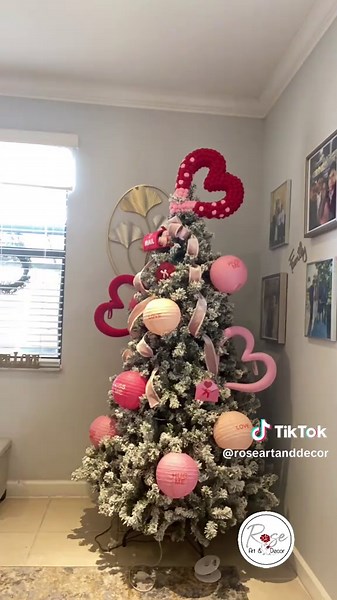 Valentine Tree Design Process for Hearts Season