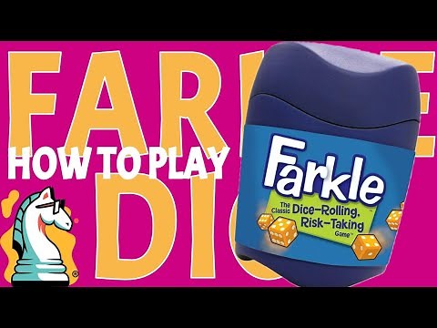 How to Play Farkle - a push your luck family dice game