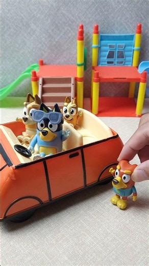 Bluey Family Car Toys No No YEEESSS #bluey #car #toy #shorts