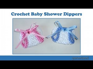 How to Crochet Baby Shower Diaper Favor