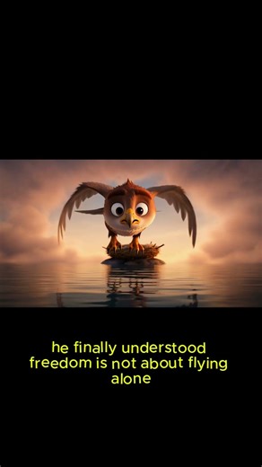 Freedom is not about flying alone #animation #story #motivation #lifelesson #meaningful #chibi
