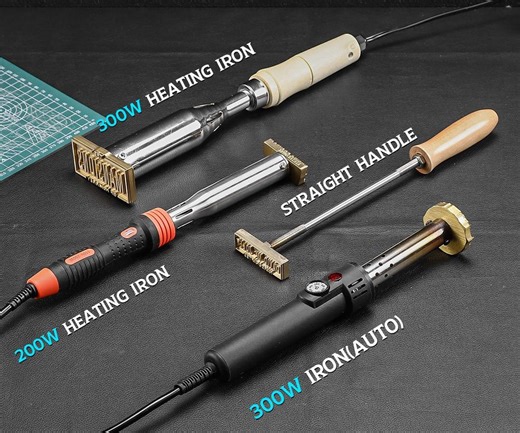 Custom Leather Branding Iron, Personalized Logo Stamp