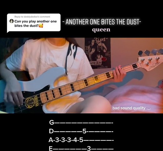 Bass Tab Tutorial: Another One Bites the Dust